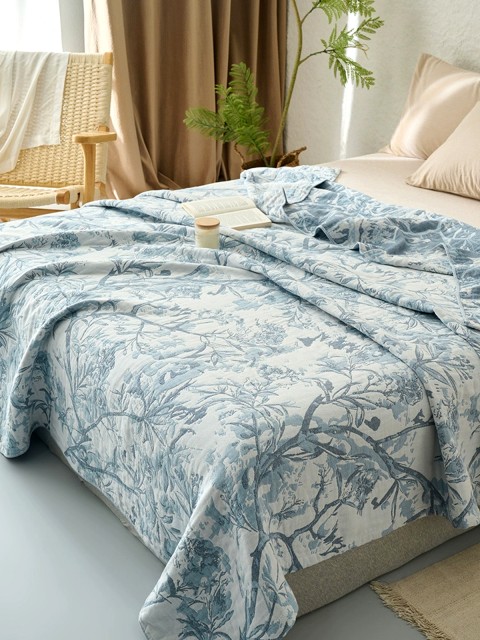 100% Cotton Jacquard Gauze Blanket
