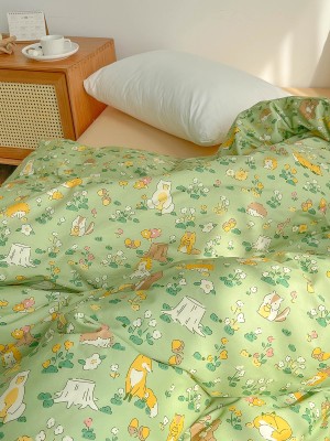 Fairy Tale Themed 100% Cotton Duvet Cover Fairy Tale Themed 100% Cotton Duvet Cover