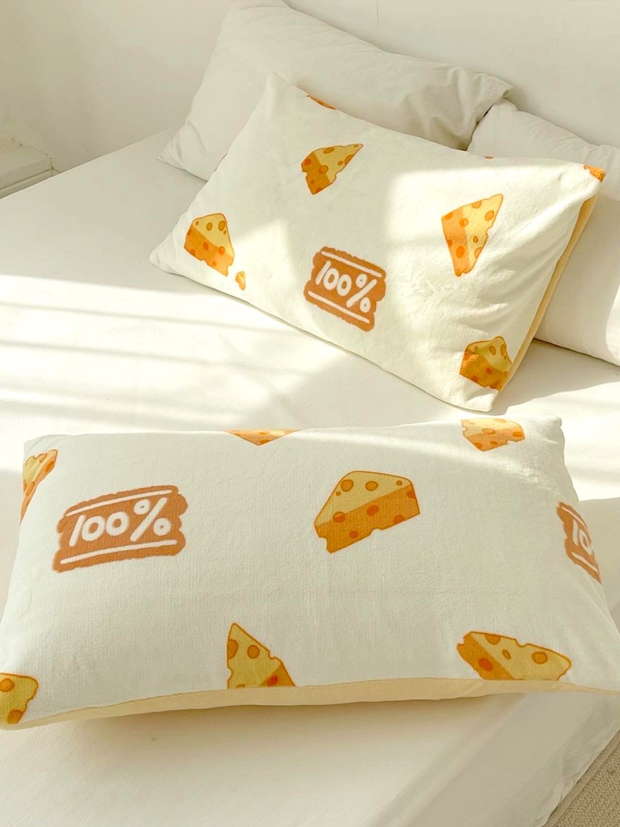 Cheese Print Pillowcase