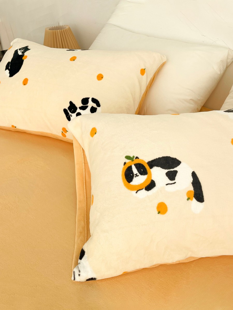 Cat Plush Pillowcase