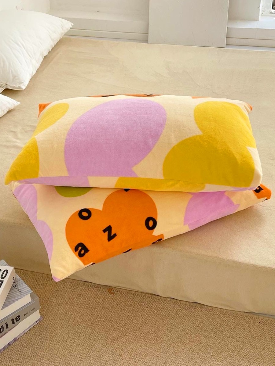 Irregular Colorful Polka Dot Pillowcase