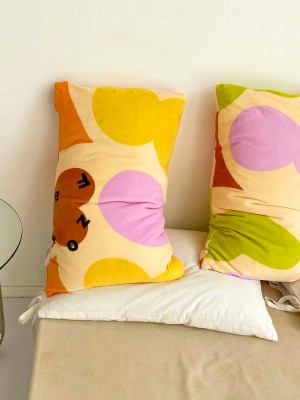 Irregular Colorful Polka Dot Pillowcase Irregular Colorful Polka Dot Pillowcase