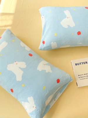 White Bunny Pillowcase White Bunny Pillowcase