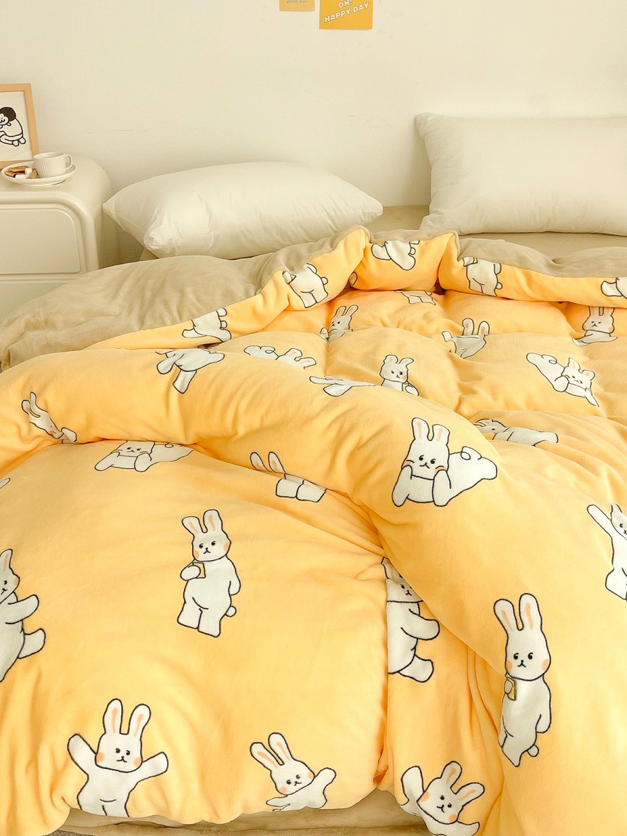 White Rabbit Plush Duvet Cover - Image 2