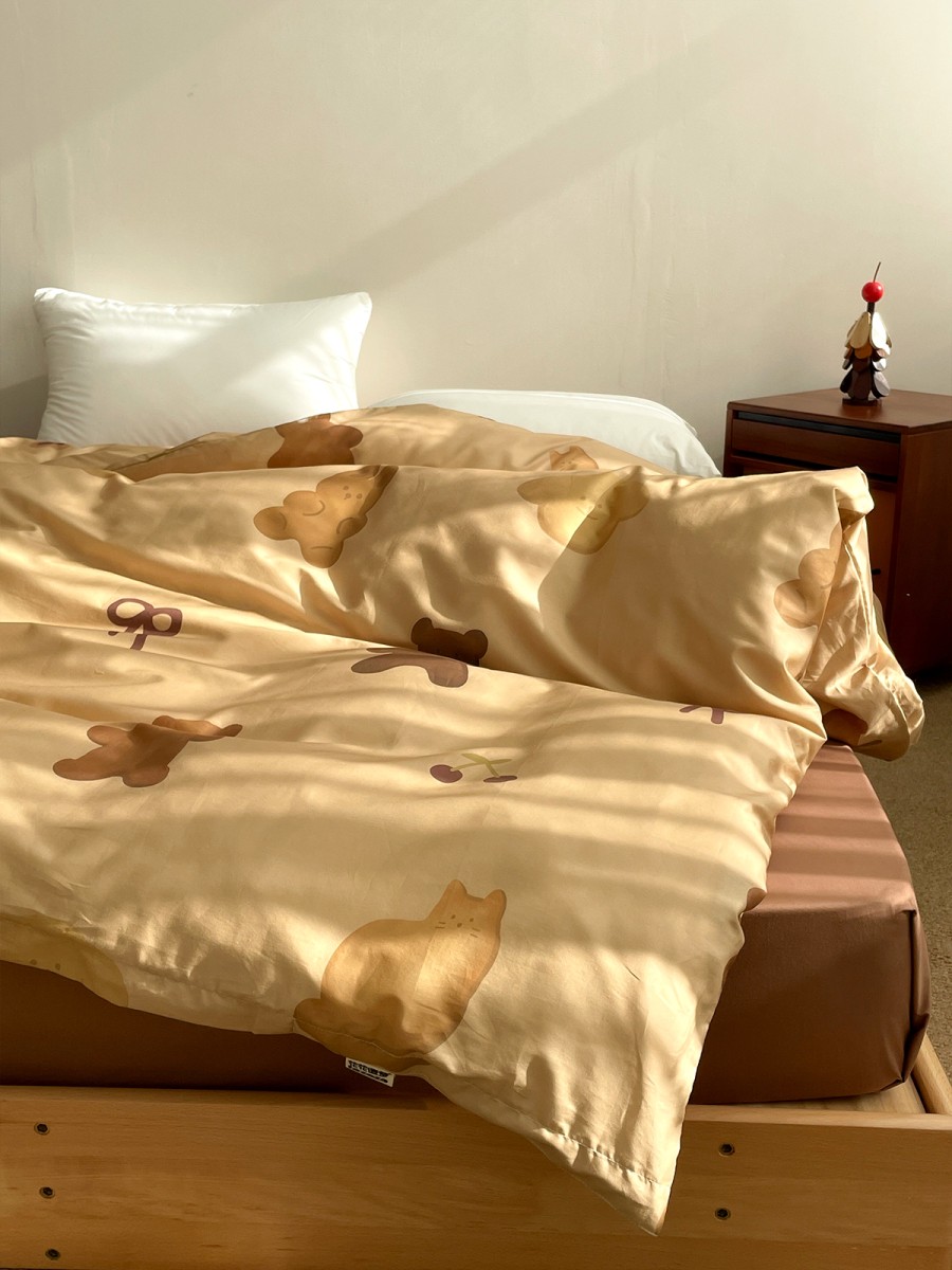 Cute Animal Cookie Print Duvet Cover - Image 2