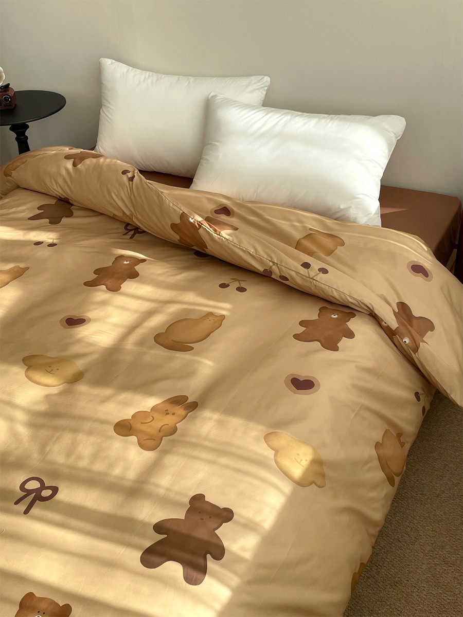 Cute Animal Cookie Print Duvet Cover - Image 5