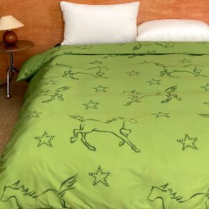 Star and Horse Print Duvet Cover