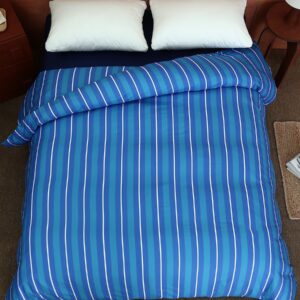 Simple Striped Cotton Duvet Cover