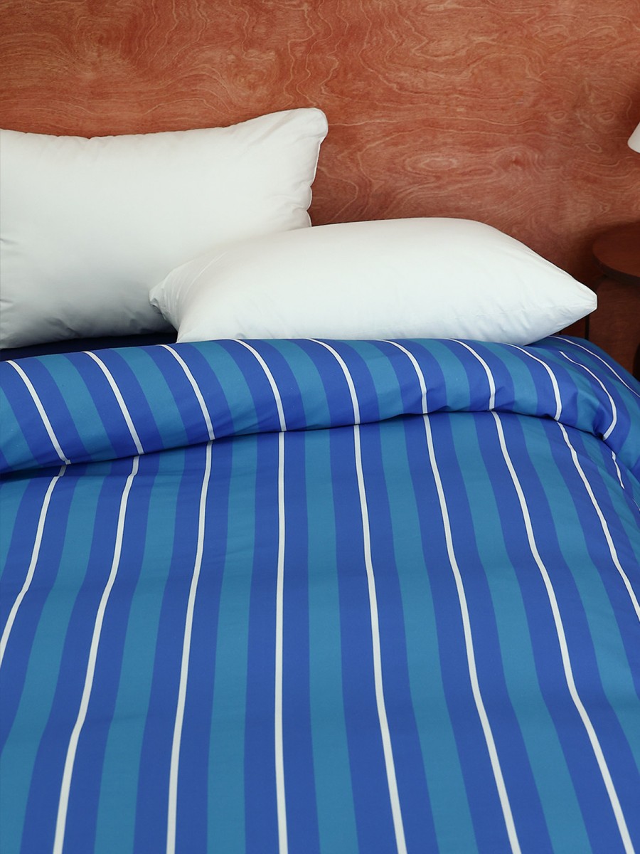 Simple Striped Cotton Duvet Cover - Image 4