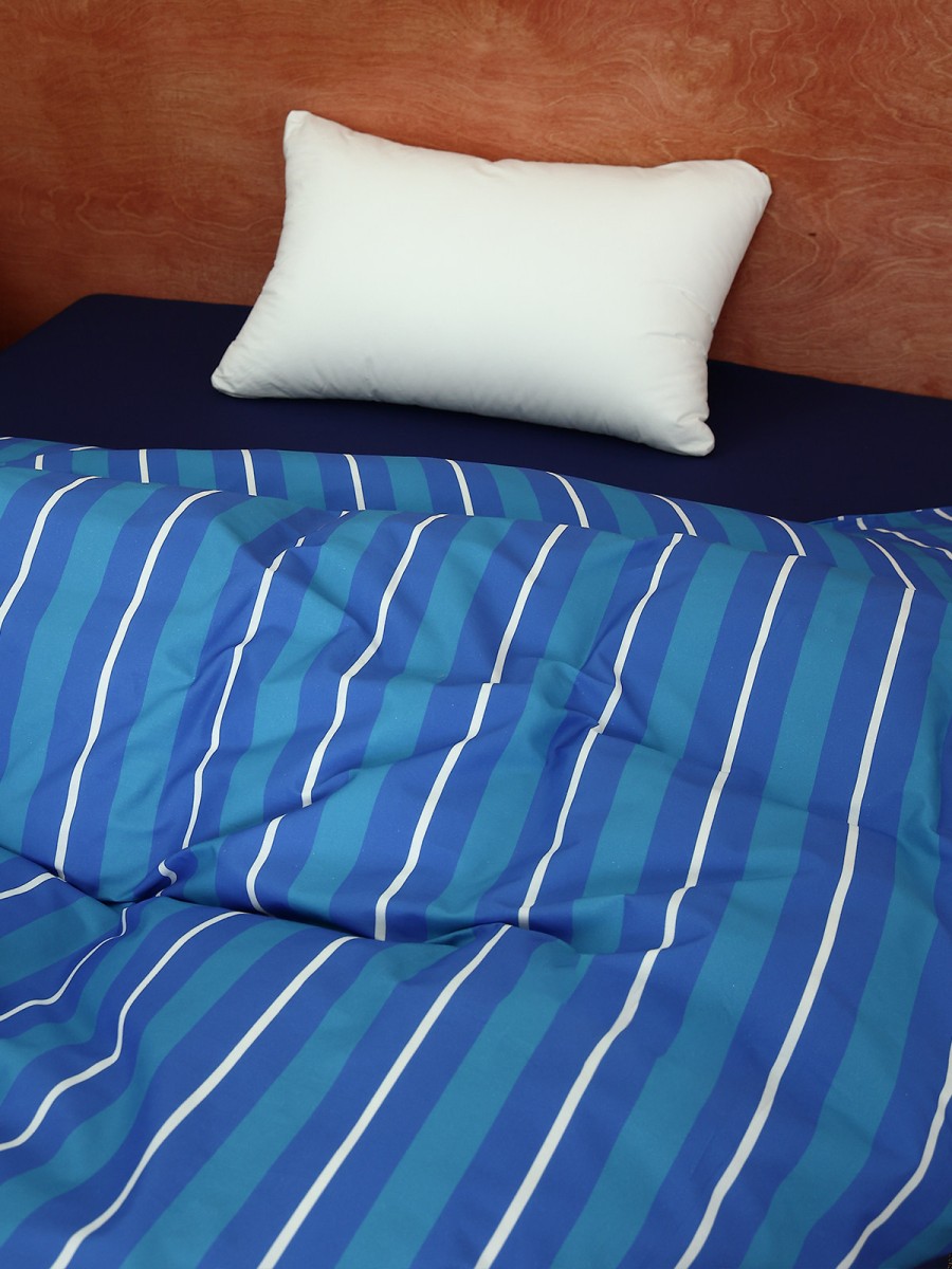 Simple Striped Cotton Duvet Cover - Image 5