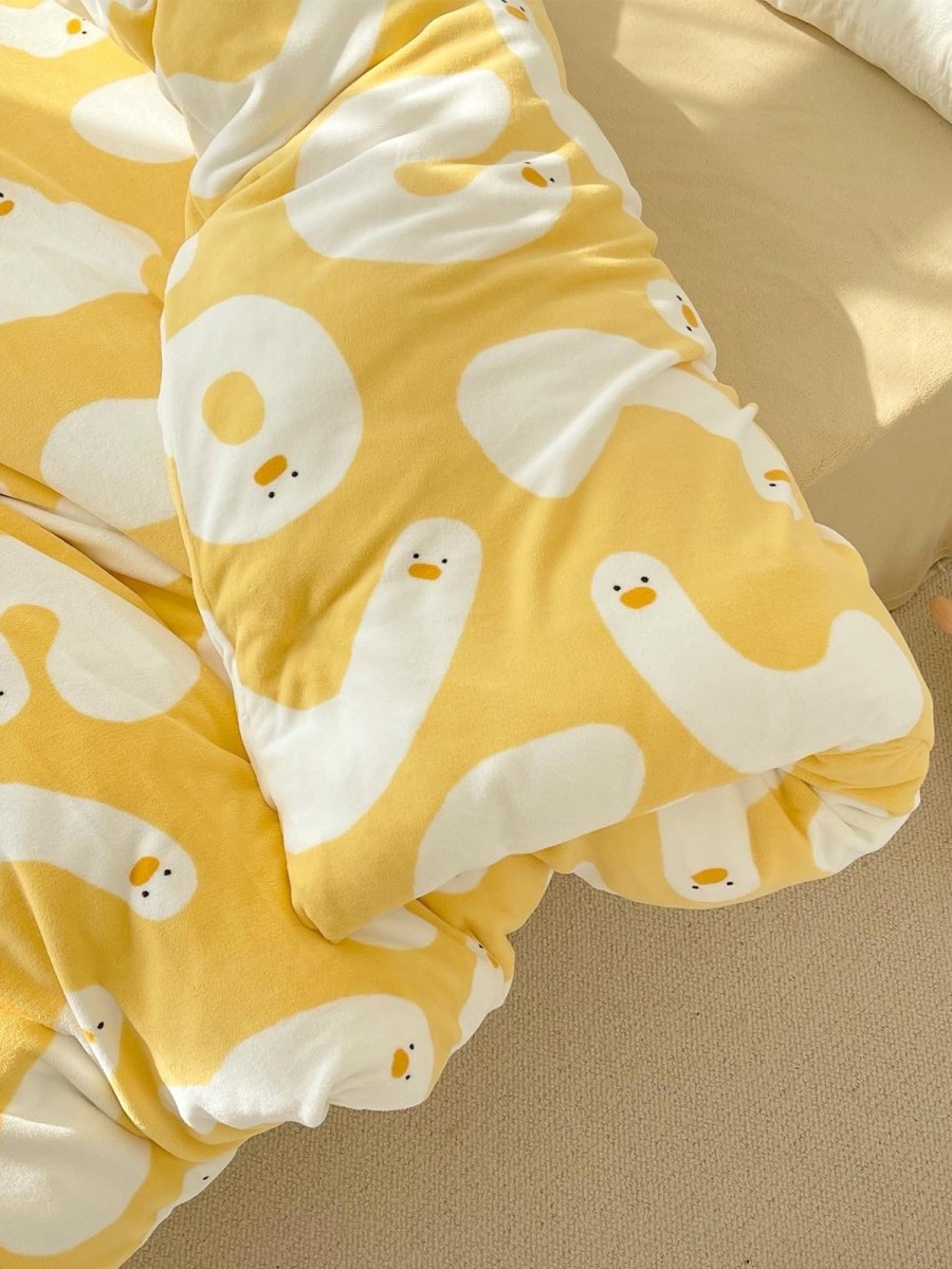 Adorable Duck Plush Duvet Cover - Image 5