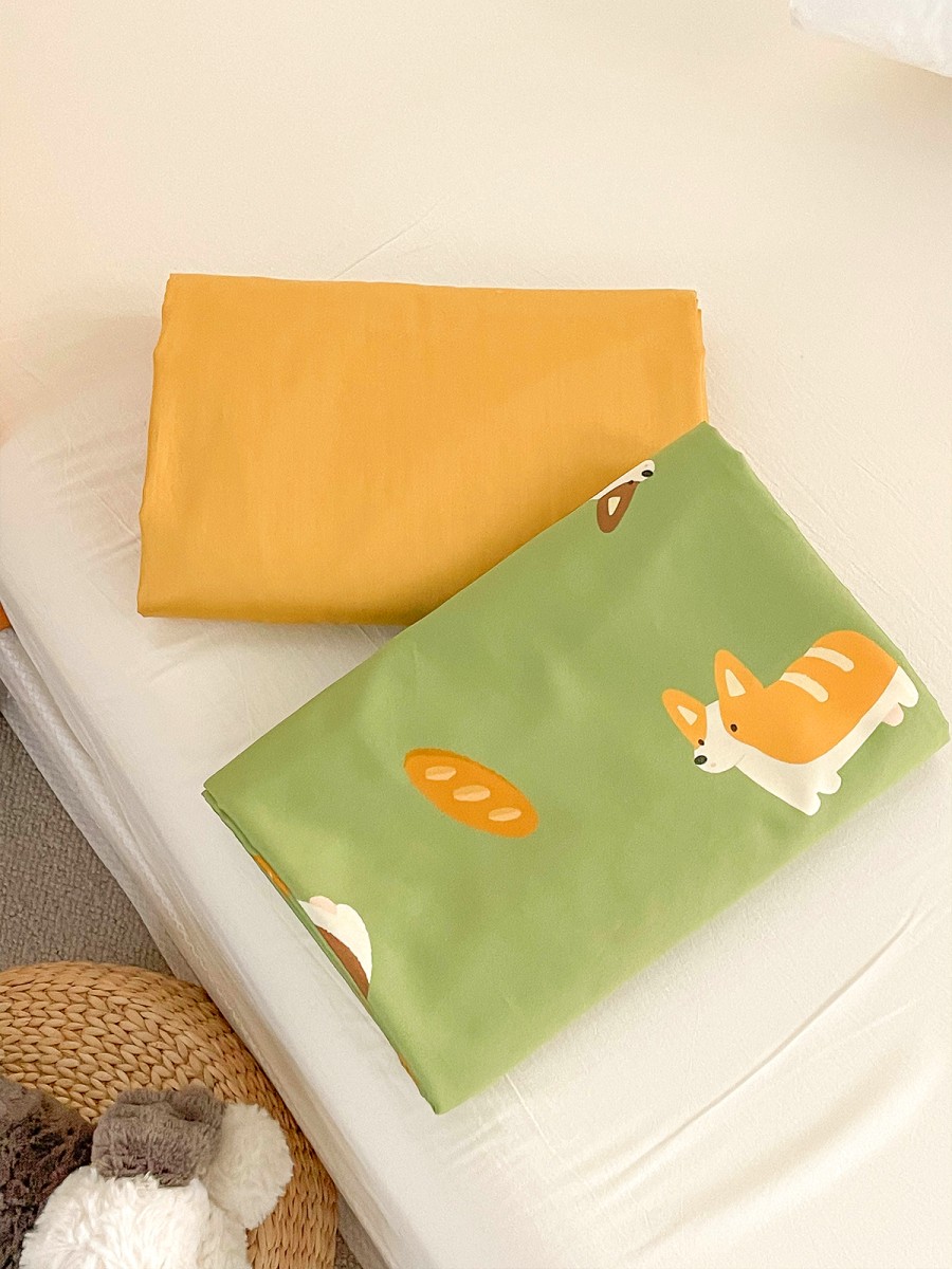 Cute Puppy Print Bed Sheet - Image 5