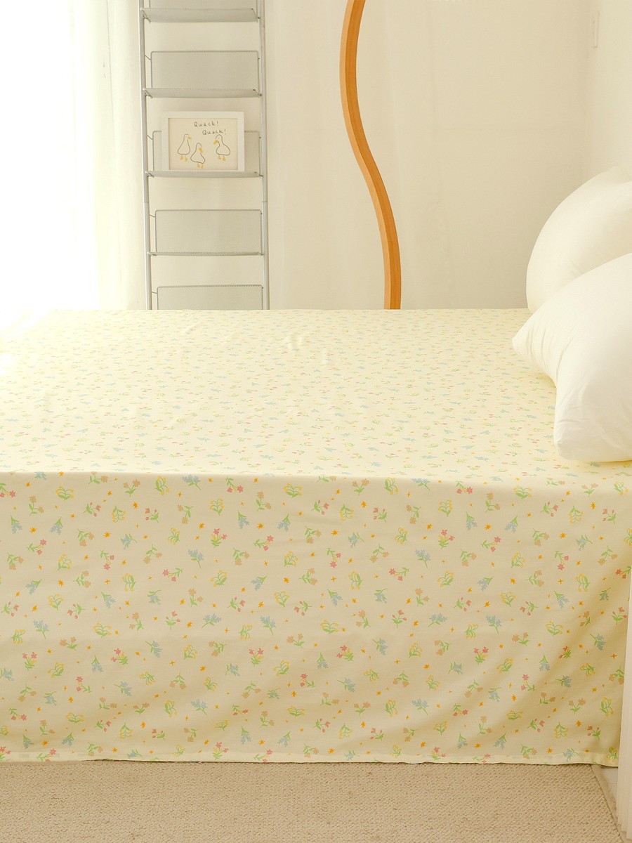 Colorful Floral Cotton Bed Sheet - Image 3