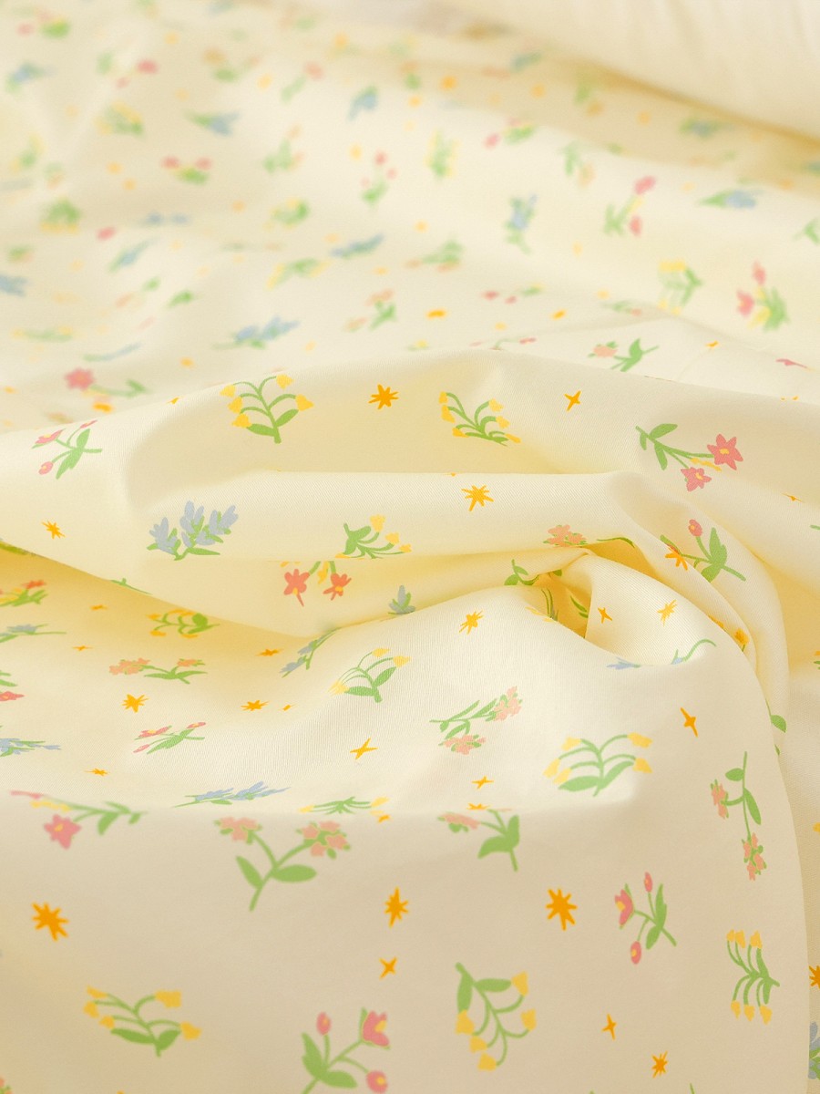 Colorful Floral Cotton Bed Sheet - Image 4