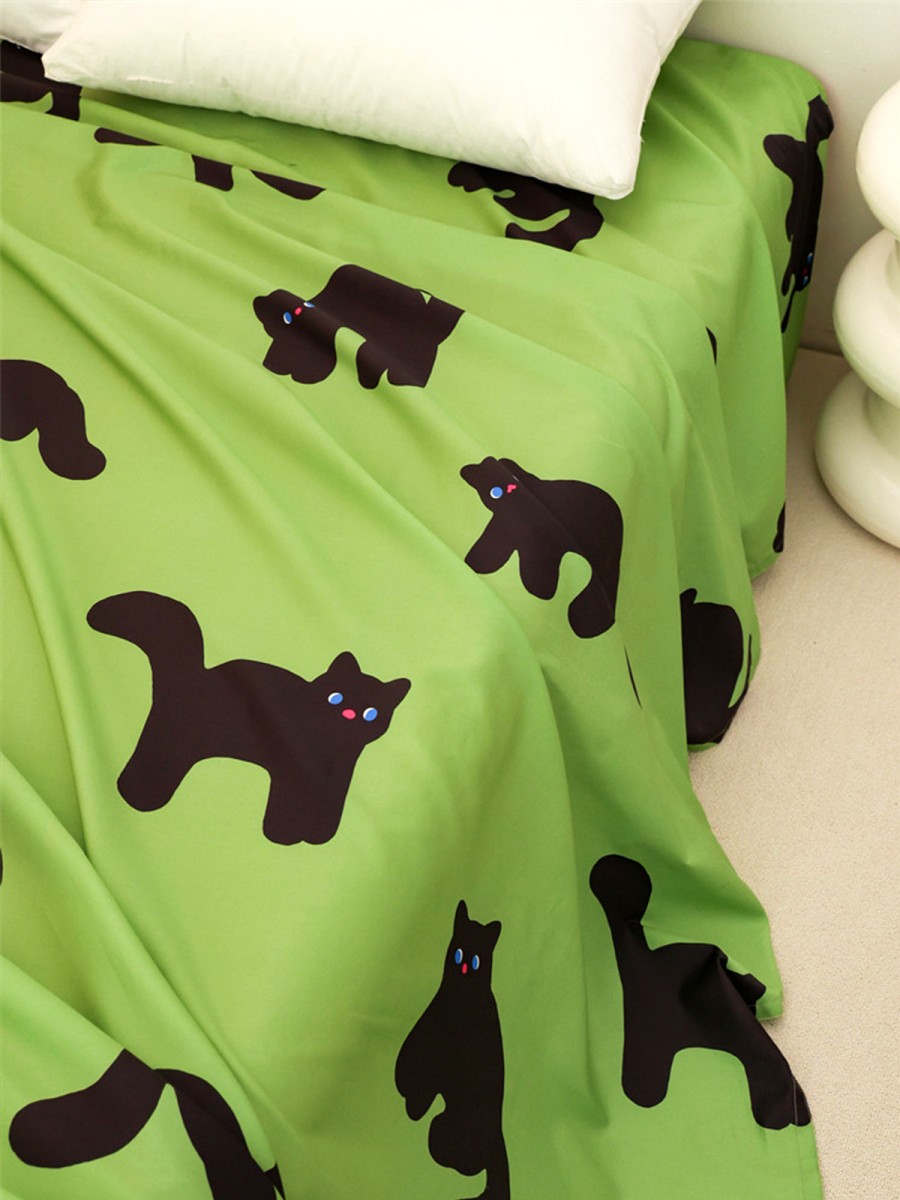 Black Cat Long Staple Cotton Bed Sheets - Image 2