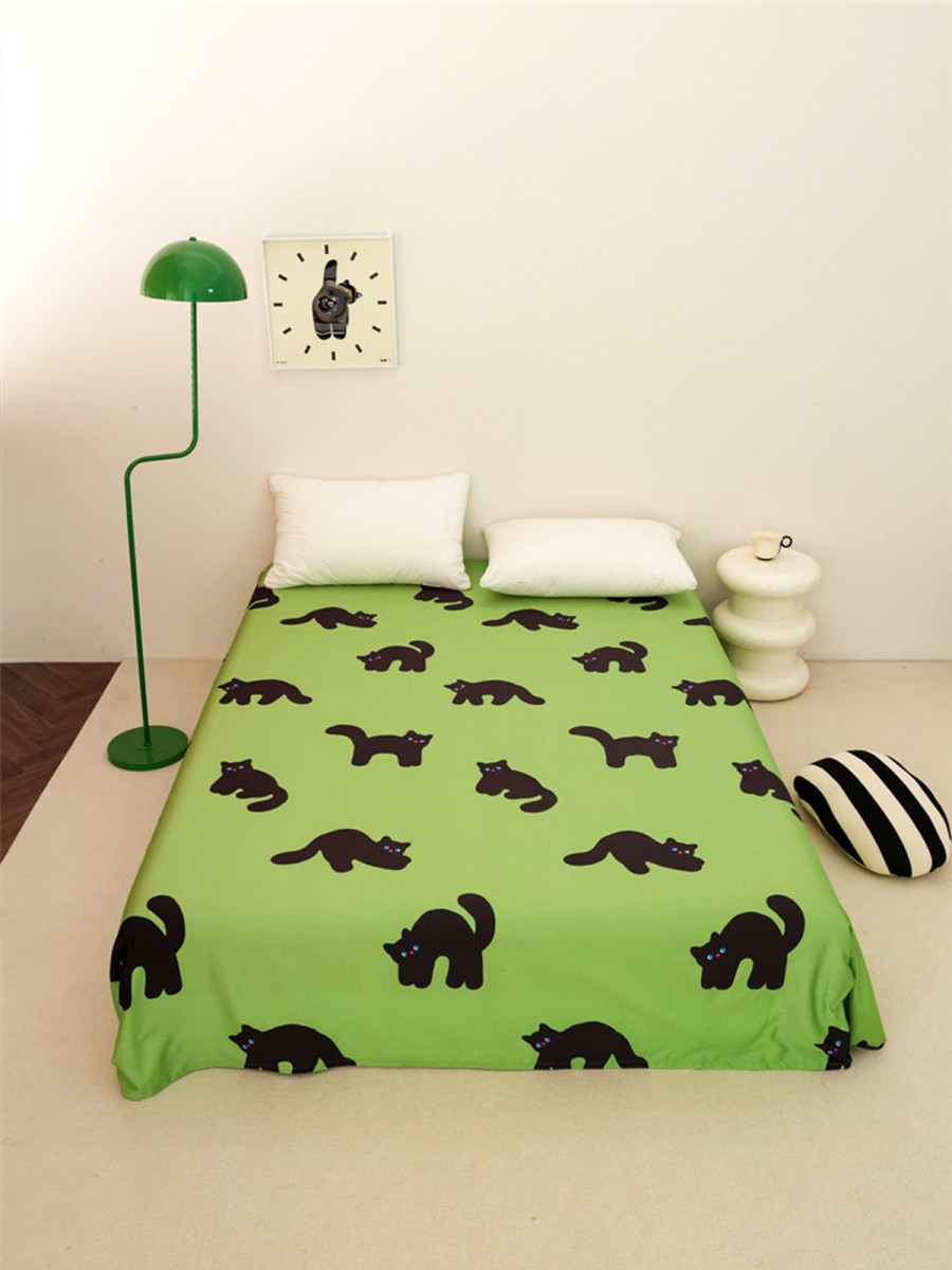 Black Cat Long Staple Cotton Bed Sheets - Image 5