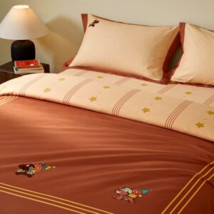 Cartoon Brushed Cotton Bedding Set