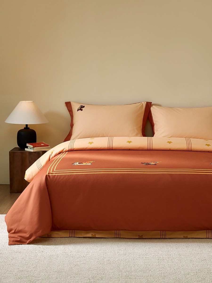 Cartoon Brushed Cotton Bedding Set - Image 4