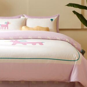 Pink Pony Bedding Set