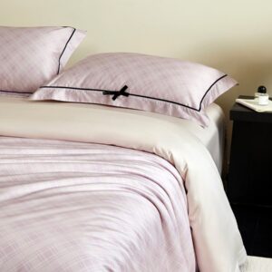 Tencel Cotton Checkered Bedding Set