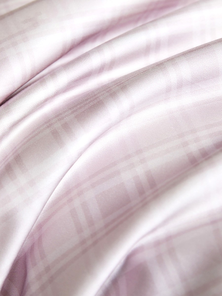 Tencel Cotton Checkered Bedding Set - Image 4