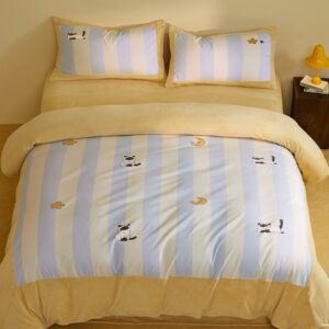 Milk Fleece Bedding Set