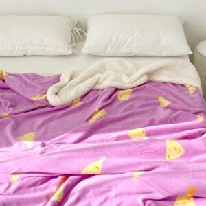 Birthday Hat Print Plush Blanket