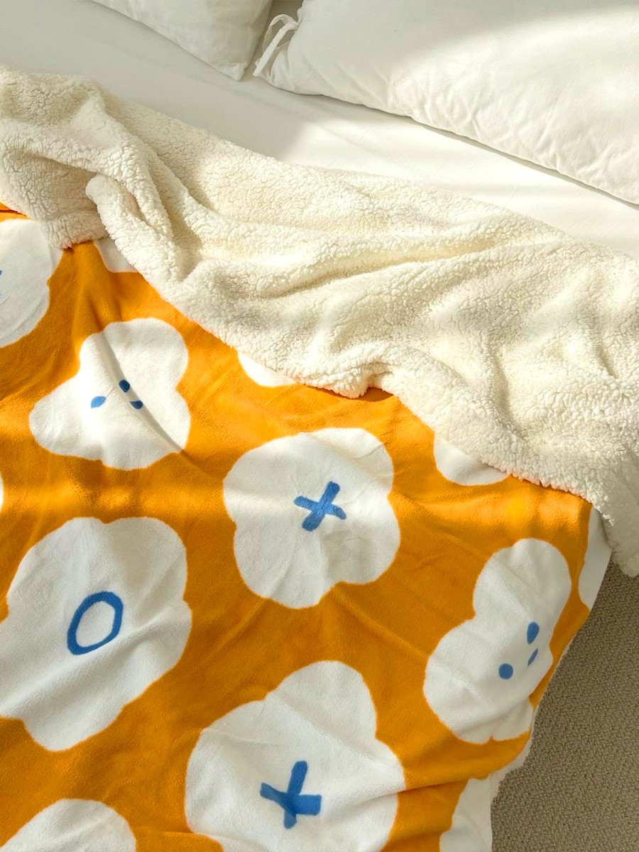 Thickened Lambswool Sofa Blanket - Image 2