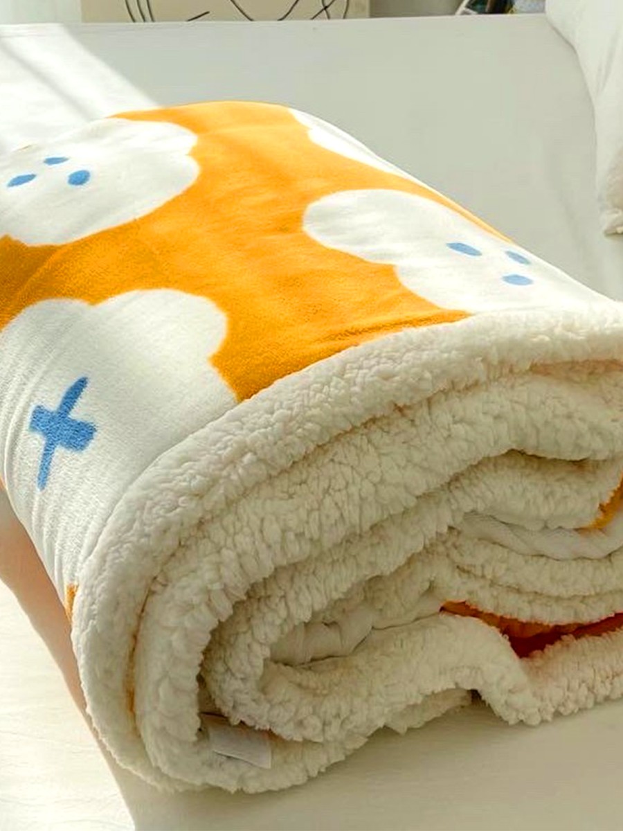 Thickened Lambswool Sofa Blanket - Image 5