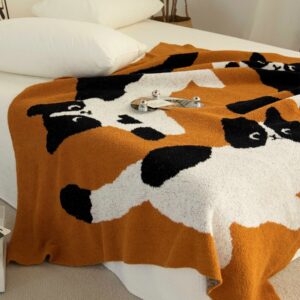 Elastic Half Fleece Blanket