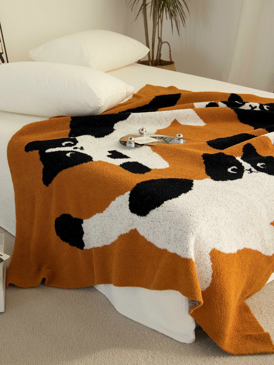 Elastic Half Fleece Blanket