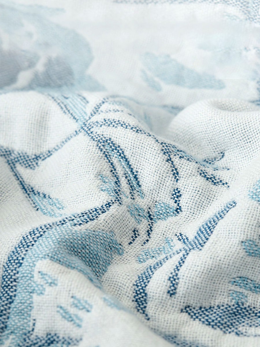 100% Cotton Jacquard Gauze Blanket - Image 5