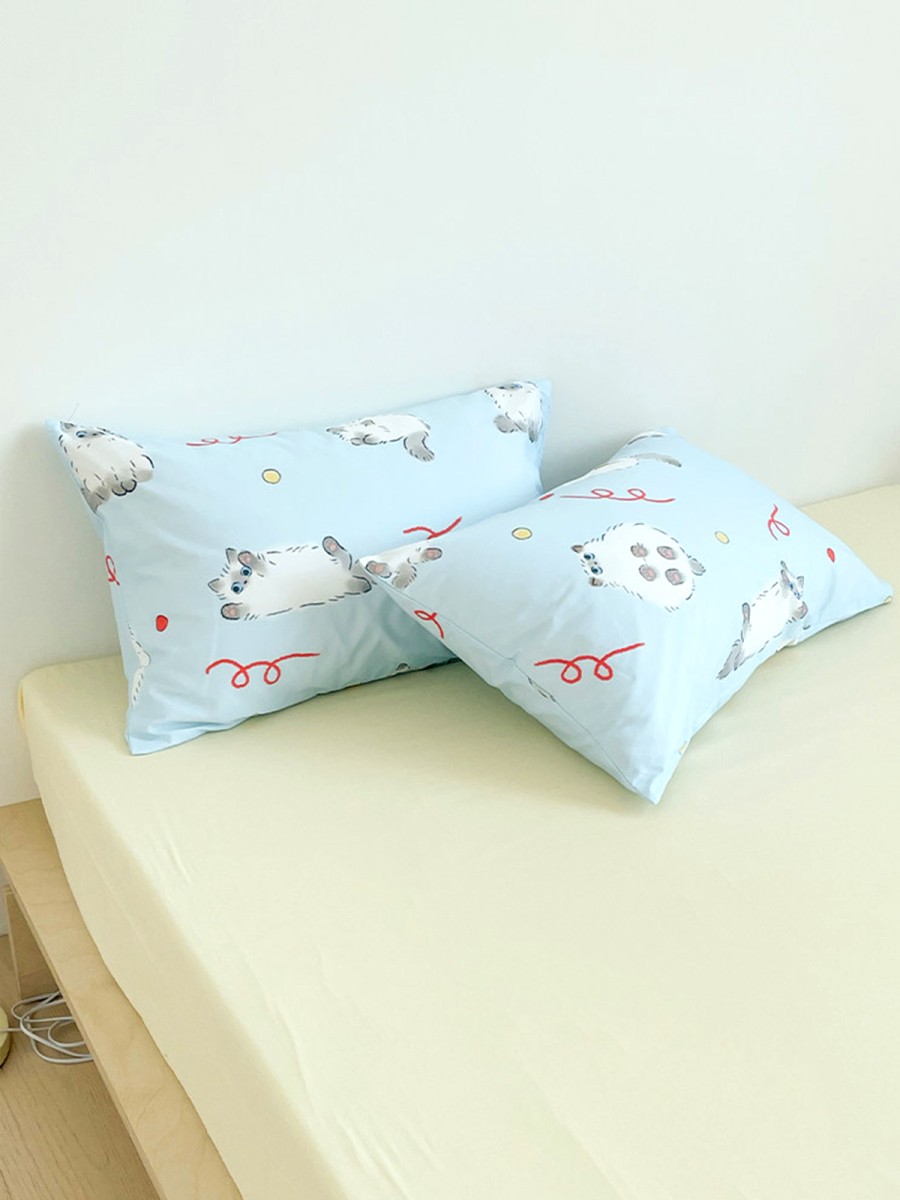 Blue Ragdoll Cat Pillowcase - Image 3