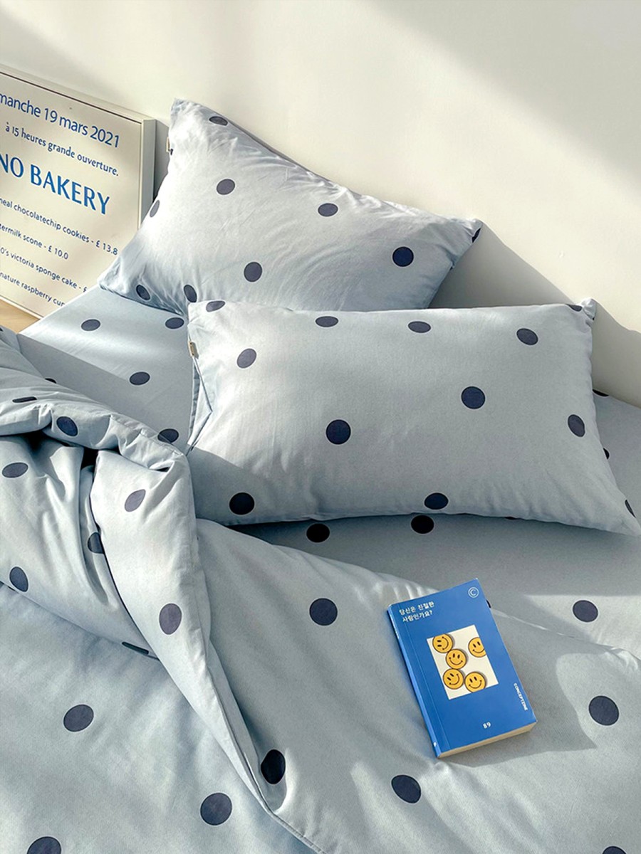 Blue Polka Dot Pillowcase - Image 2