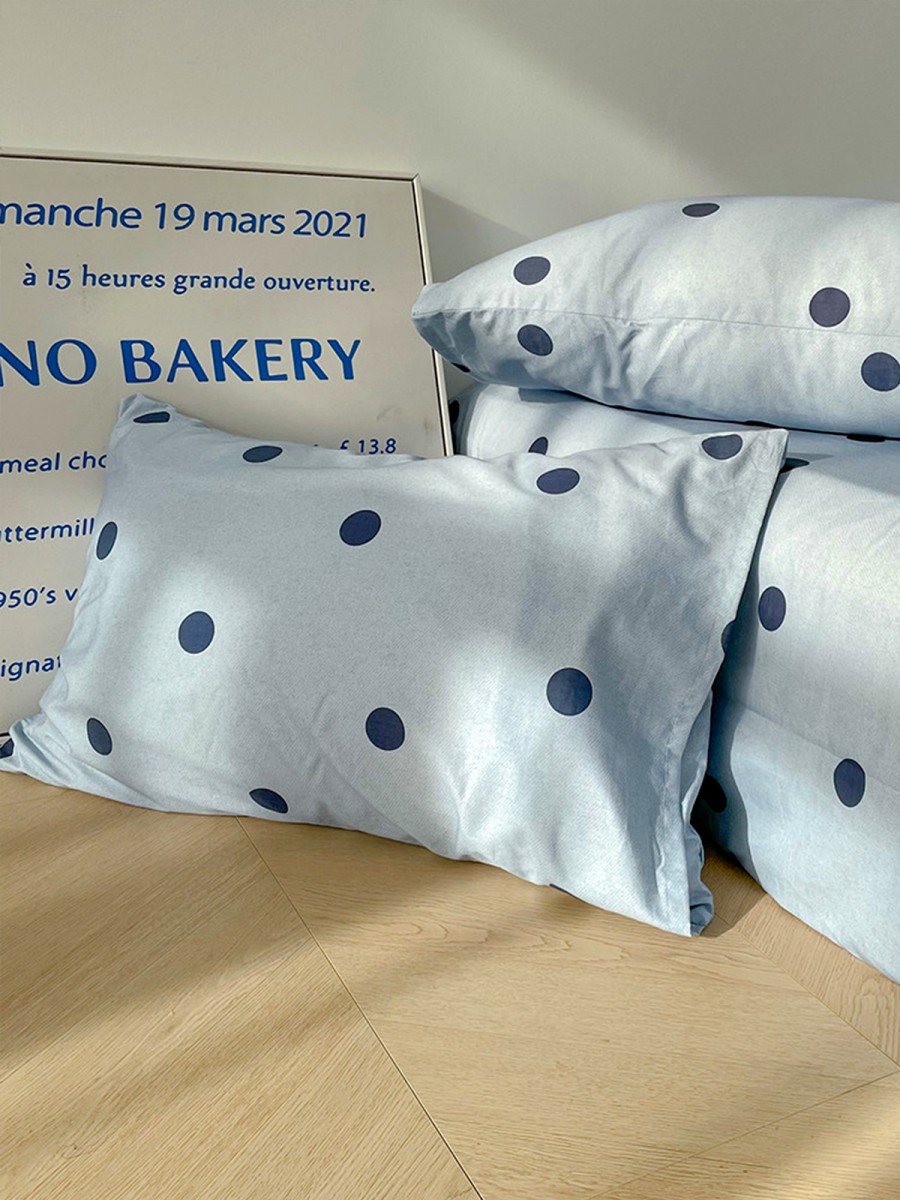 Blue Polka Dot Pillowcase - Image 3