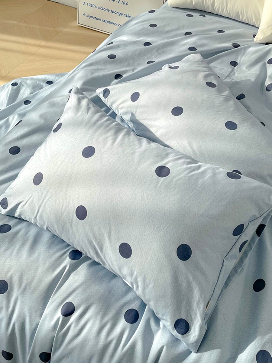 Blue Polka Dot Pillowcase - Image 4