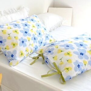 Spring Floral Cotton Pillowcase