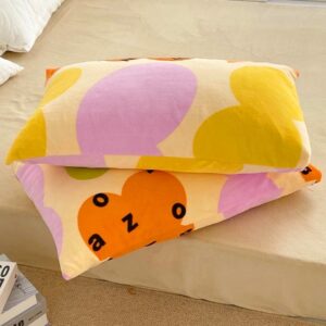 Irregular Colorful Polka Dot Pillowcase