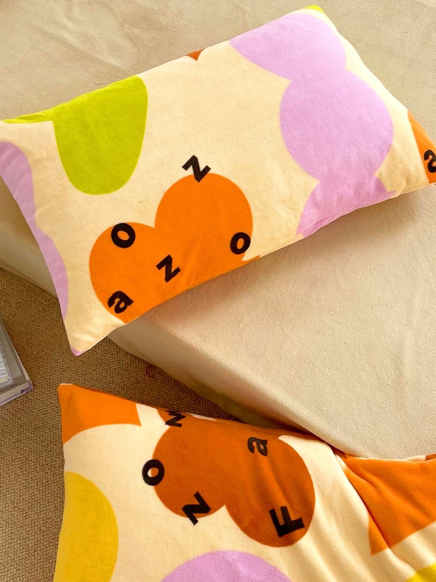 Irregular Colorful Polka Dot Pillowcase - Image 3
