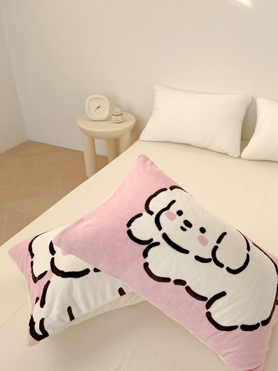 Bichon Frise Puppy Print Pillowcase - Image 2