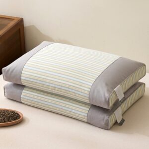 Buckwheat Pillow Made of Coarse Cotton