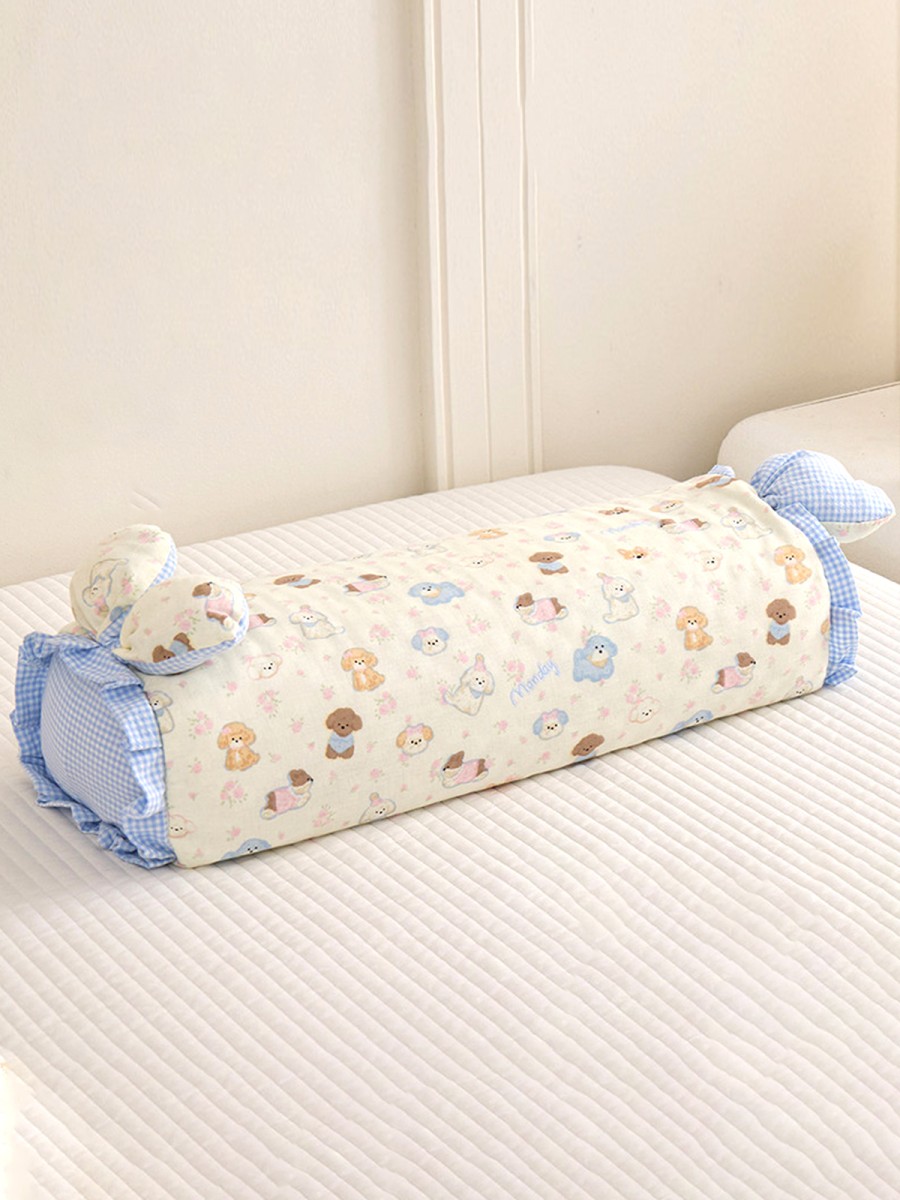 100% Cotton Rabbit Ear Buckwheat Pillow - Image 3